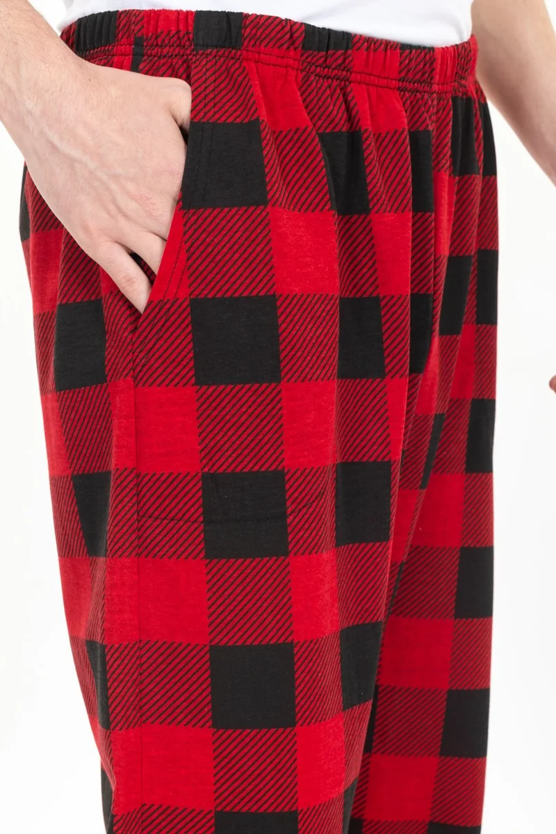 Tampap Large Size Men's Sweatpants with Pocket Zipper Blr-08