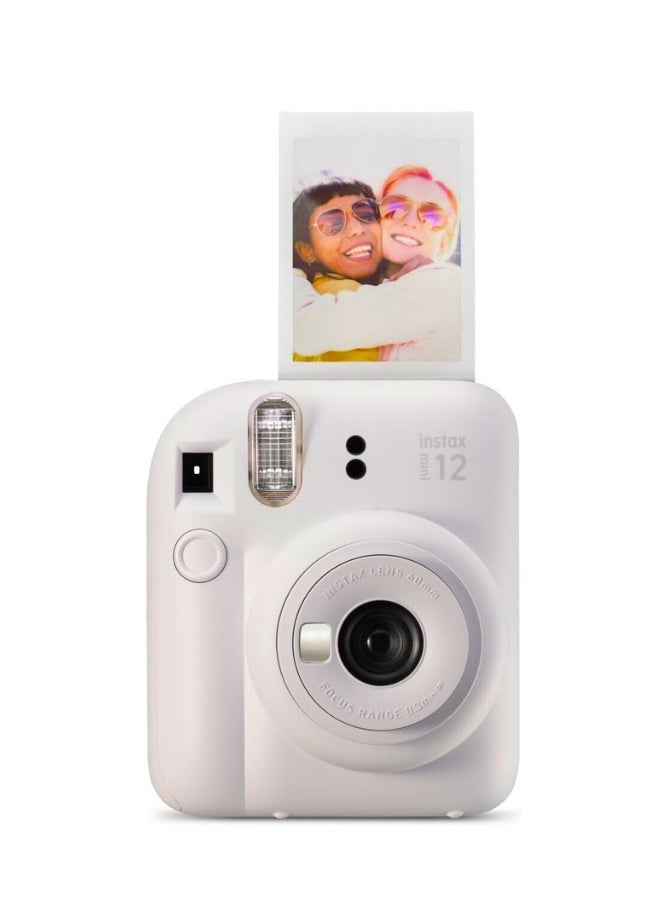Instax Mini 12 Instant Camera - Clay White - Image 1