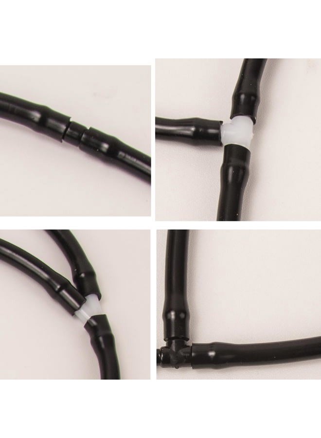 Awave bloom Premium Windshield Washer Hose Kit, includes 4 Meter Washer Fluid Hose and 12 Pcs Hose Connectors, for Car Windshield Washer Nozzle Installation - Image 5