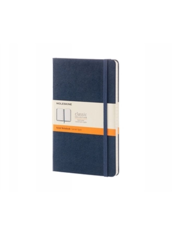 Moleskine Sapphire Blue Large Ruled Notebook Hard - Paperback