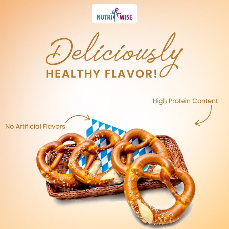 NutriWise - Pretzel Protein Twists | 7/Bags | Weight Loss, Diet, Keto Friendly, Hunger Control, Healthy Snack | Low Fat, Low Carb, Low Calorie - Image 5