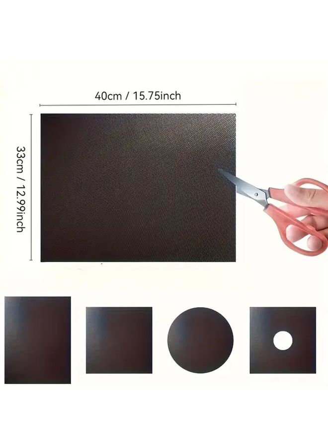 حصيرة فرن كبيرة ثقيلة من مادة PTFE مقاومة للحرارة غير لاصقة لحماية الموقد سهلة التنظيف - Image 3