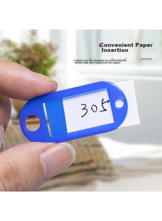 Jin Longxing Jinlongxing Colorful Key Tag, Identification Tag, Key Label, Keychain, 7212 Classification Management Marking Label, Key Pendant, Office Supplies, 50/bag - Image 2