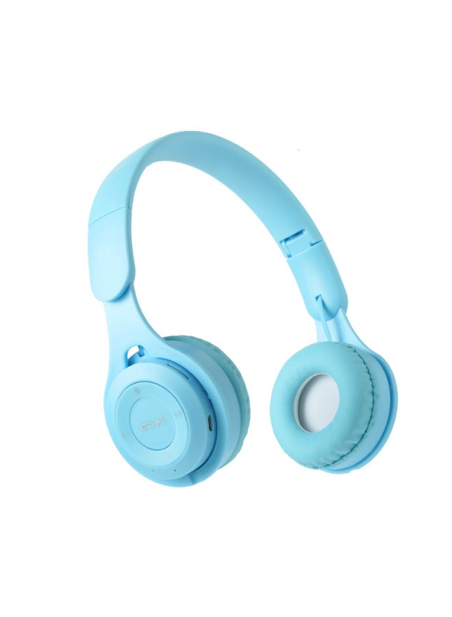 Y08 Headset Children's Bluetooth Wireless Card Bluetooth Headset No Delay Game Headset-Color:Black  - Image 5