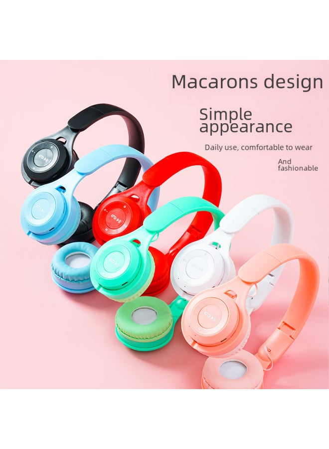 Y08 Headset Children's Bluetooth Wireless Card Bluetooth Headset No Delay Game Headset-Color:Black  - Image 3