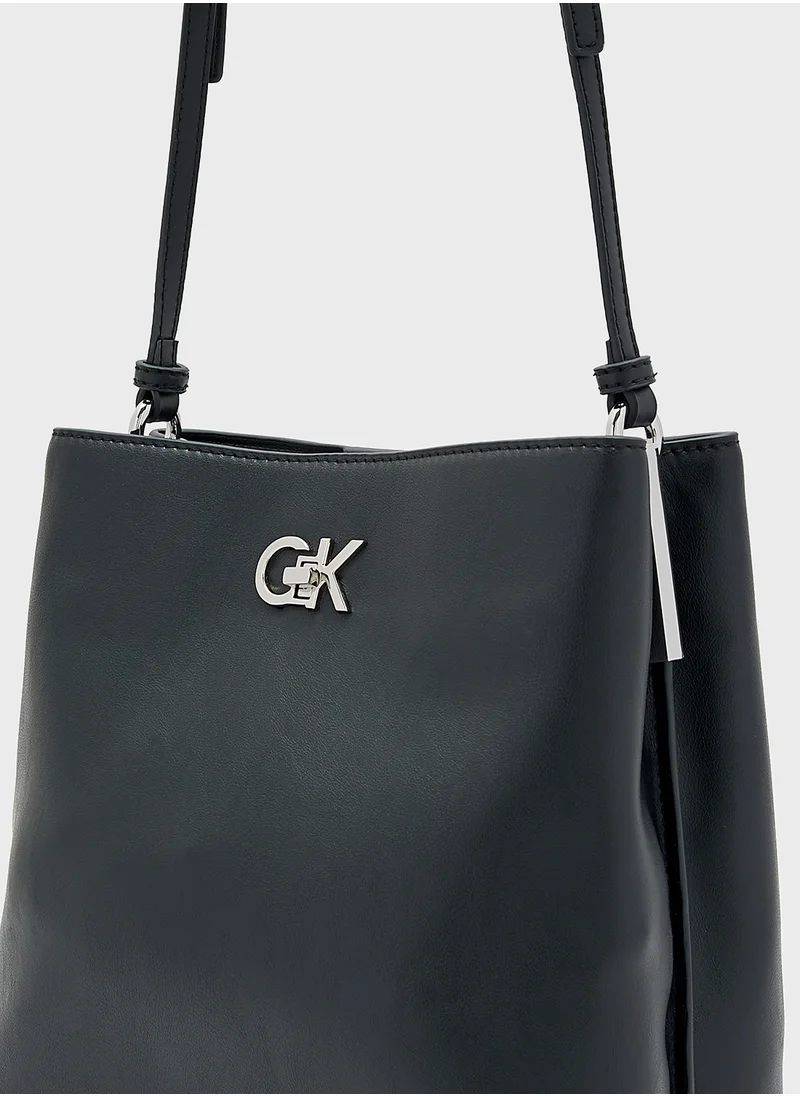 كالفن كلاين Convertible Bucket Bag