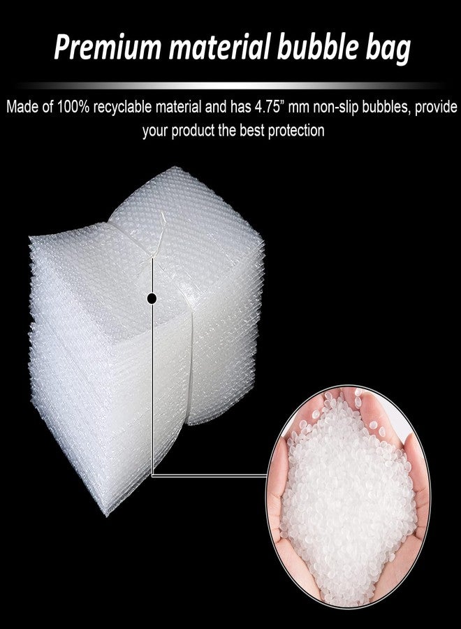 High-PQ 50 Pcs Bubble Pouch Wraps, 8''x10'' Clear Bubble Out Bags for Packing, Double Walled Cushioning Bags for Shipping, Storage and Moving - Image 3