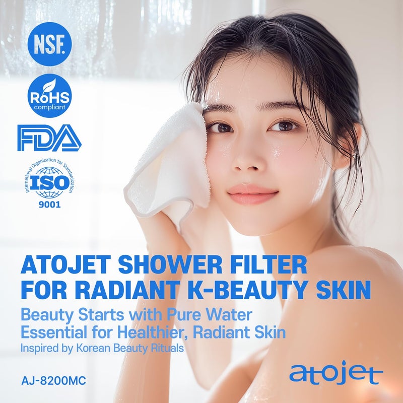 Atojet Showerhead Replacement Filters Inspired By Korea's Beauty Culture | Pure Carbon Filters (10 Filters) â€“ Compatible with Atojet AJ8200MC (AJ8200MC-FLT-10PC) - Image 2