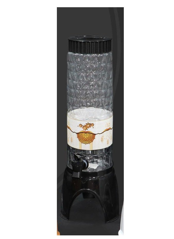 ALSAHAH SH24604 Black High Quality Plastic 3L Juice Thermos Flask 