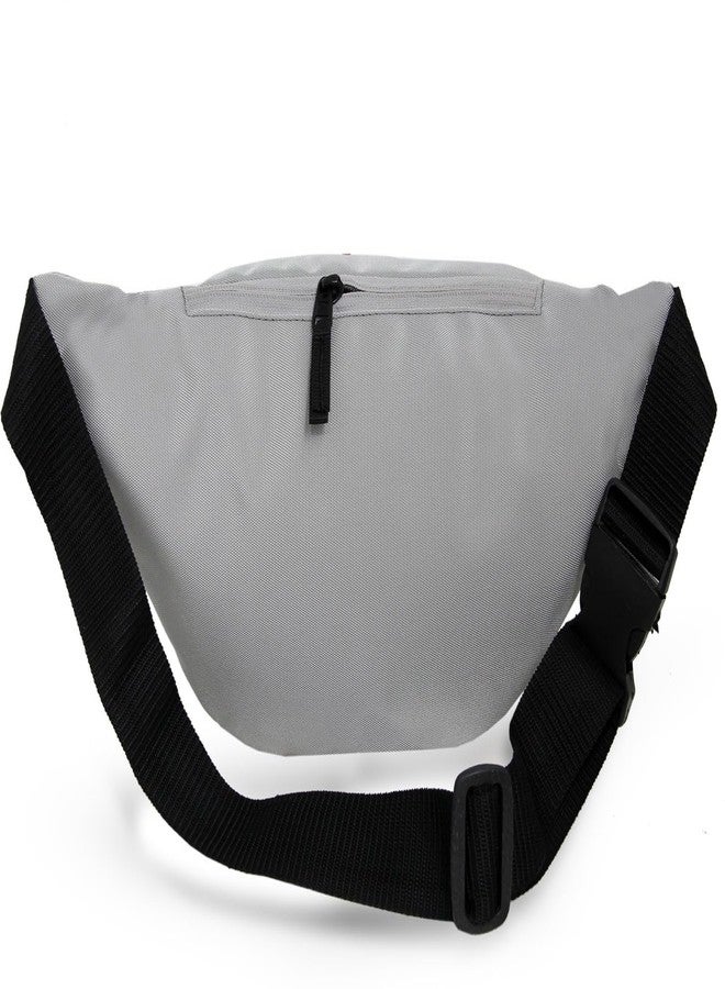 World Star Polyester Waist Pack Travel Handy Hiking Zip Pouch Document Money Phone Belt Sport Bag for Men and Women and Adult | Grey | Rock Grey Waist Bag - Image 3
