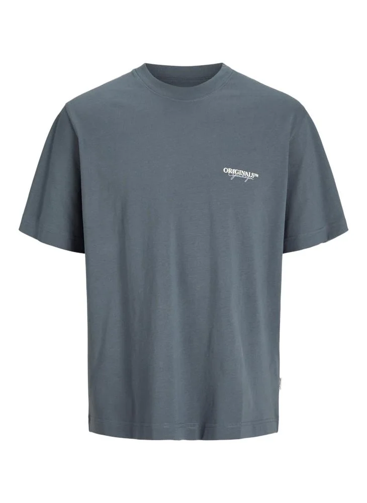 جاك اند جونز Jorislington Logo Crew Neck T-Shrt