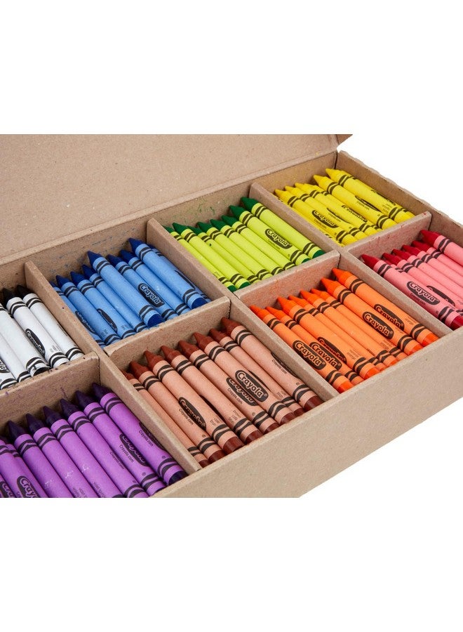 Crayola Crayon Classpack - 400ct (8 Colors), Large Crayons for Kids, Bulk School Supplies, Teacher Classroom Must Have, 3+ - Image 4