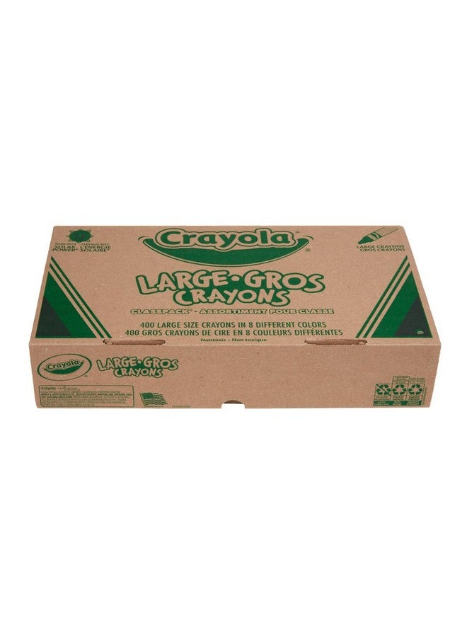 Crayola Crayon Classpack - 400ct (8 Colors), Large Crayons for Kids, Bulk School Supplies, Teacher Classroom Must Have, 3+ - Image 5