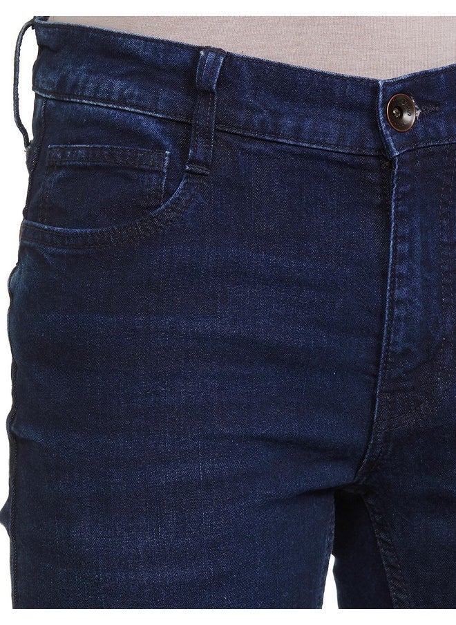 Pepe Jeans - Pepe Jeans Men's Mid Rise Slim Fit Jeans Dark Blue - Image 1