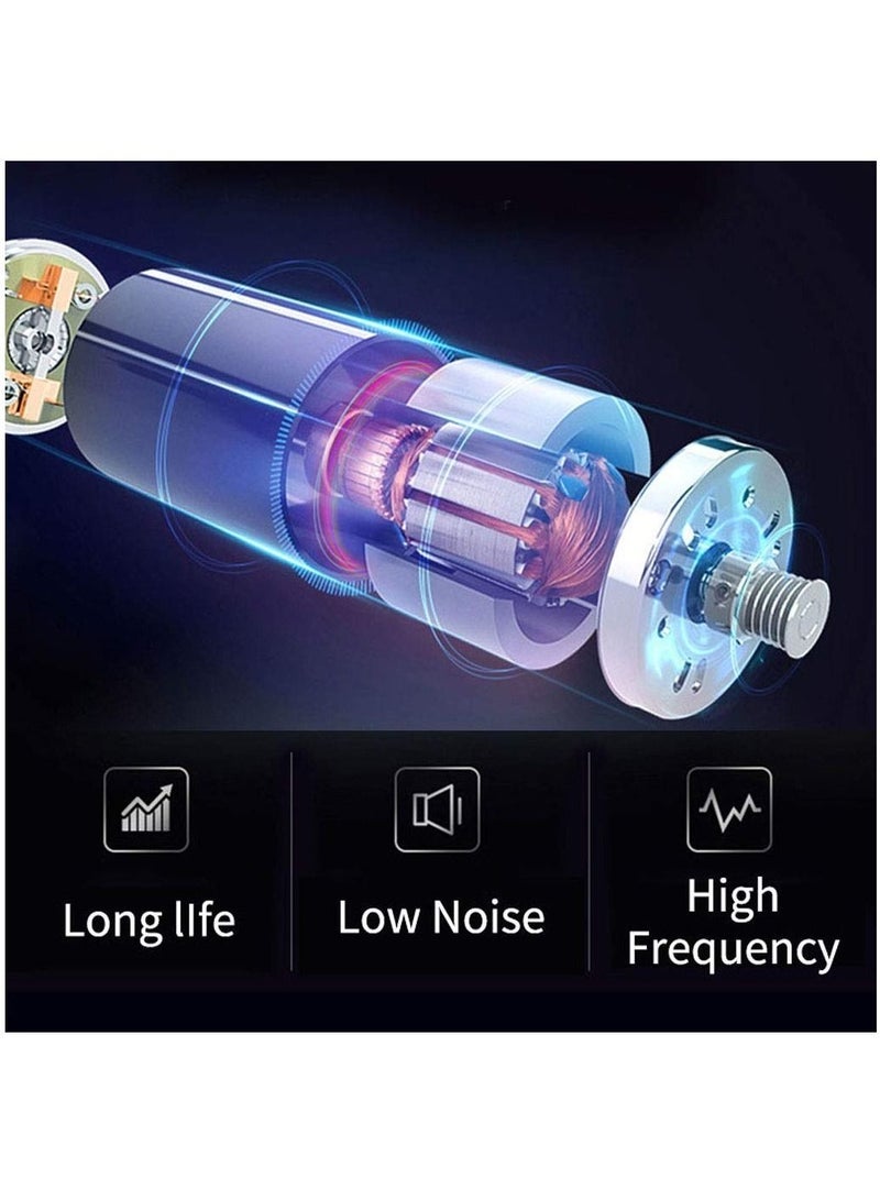 Massage Gun Electric Percussion Muscle Massager Relaxation Head Vibration Fascial Gun Booster Noise Reduction Massage Gun with Accessories - Image 3