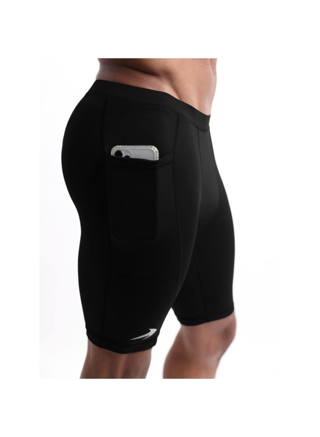 CompressionZ Men's Compression Shorts Workout & Training | Performance Spandex Baselayer Athletic Gym, Running, Rowing Underwear - Image 1