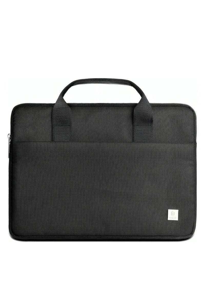 WIWU Genius Combo Set Laptop 3in1 HandBag & Mouse & Mouse Pad for 14" Laptop/ultrabook, Front layer-Black&Gray - Image 1