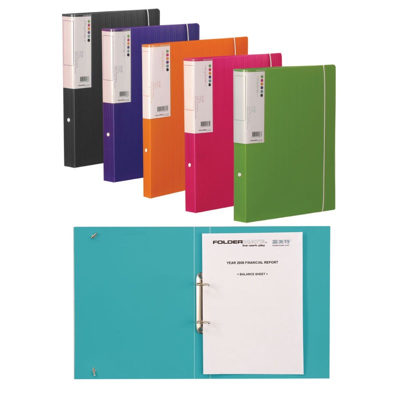 FOLDERMATE Fe-2058-Gn A4 2 Ring Binder 1