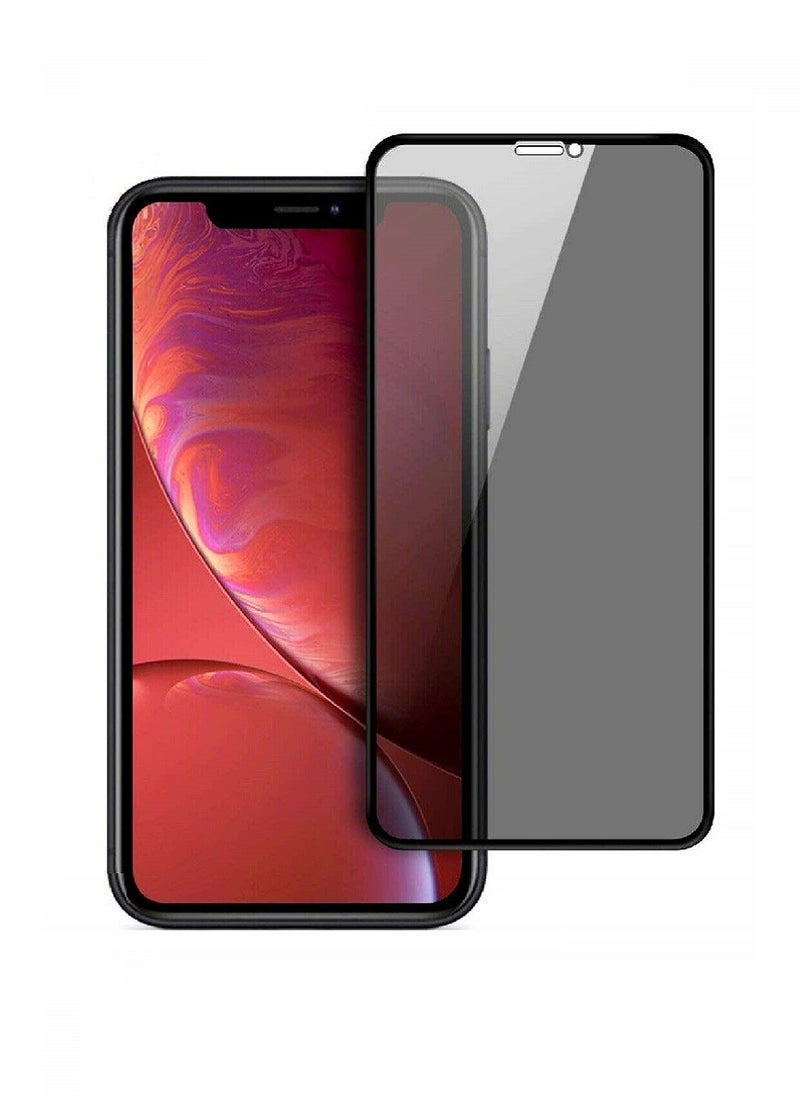 we3 Tempered Glass Screen Protector Anti-Spy Privacy Designed For iPhone XS Max Full Glue Edge to Edge Full Screen Coverage And Bubble Free - Image 1