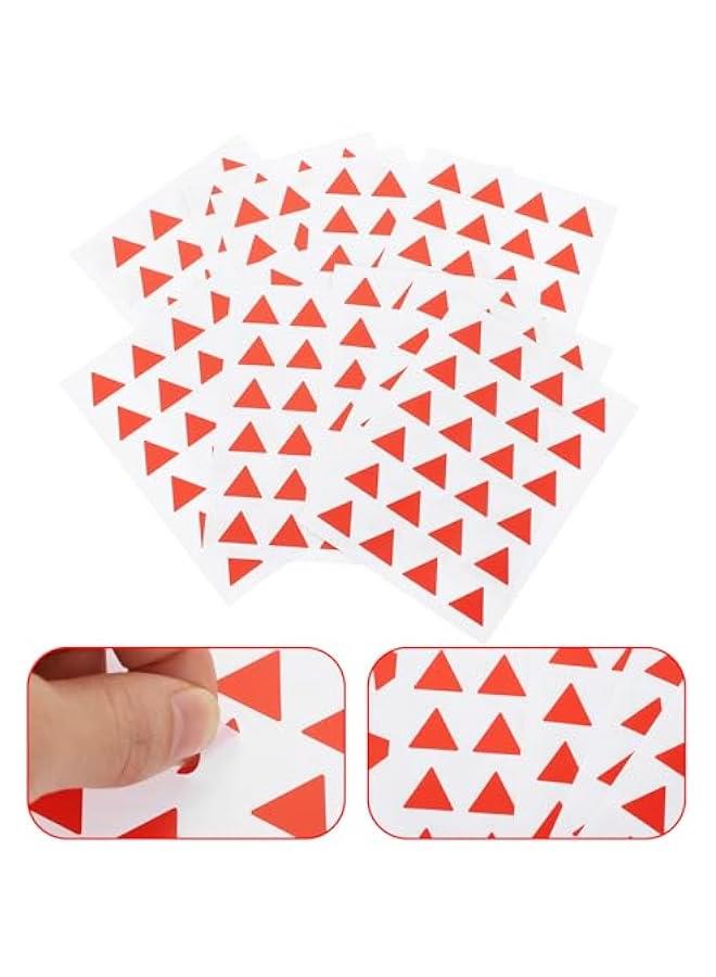 Generic 12 Sheets Map Marker Color Stickers Small Dot Stickers Adhesive Stickers Label Stickers for Plan Students Reward Stickers Triangle Label Stickers Stickers Label Patch  - Image 4