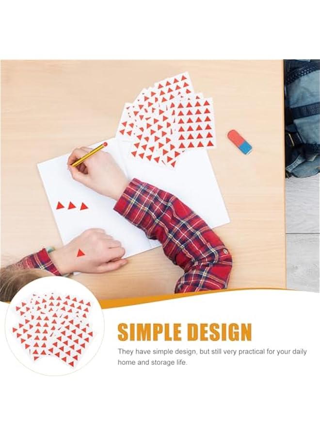Generic 12 Sheets Map Marker Color Stickers Small Dot Stickers Adhesive Stickers Label Stickers for Plan Students Reward Stickers Triangle Label Stickers Stickers Label Patch  - Image 5