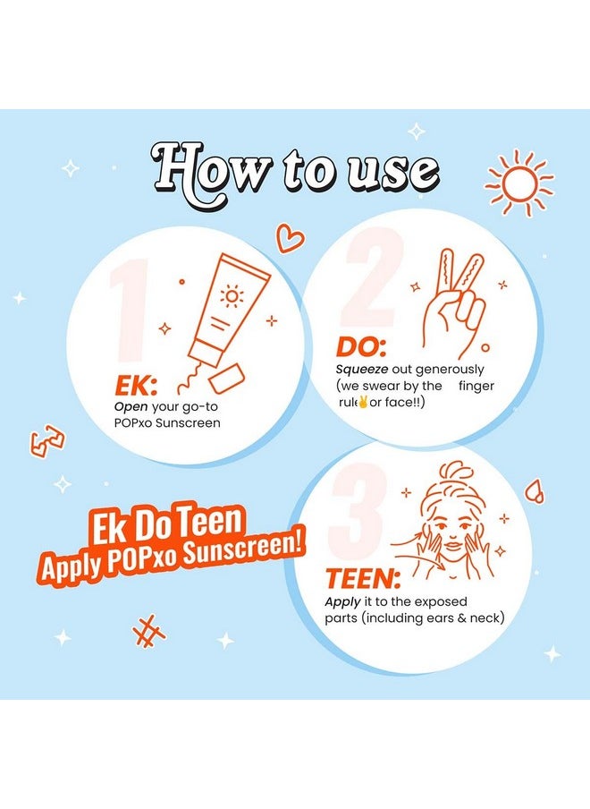 ماي جلام واقي الشمس الملون Popxo Selfie-Ready SPF 50-30Gm  - Image 4