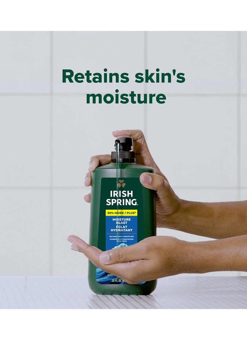 Irish Spring Irish Spring Moisture Blast Body Wash, 30 Oz Pump  - Image 5