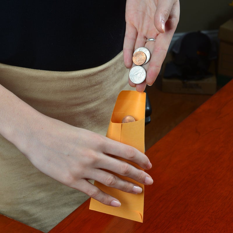 Quality Park #3 Coin and Small Parts Envelopes Gummed, Brown Kraft, 2.5x4.25, 500 per Box (50262) - Image 2