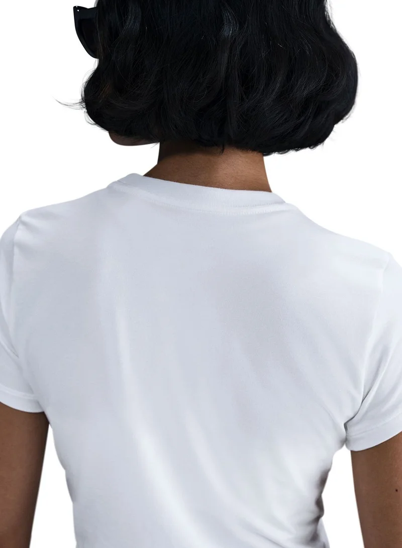 Nike Chill Knitted Cropped T-Shirt