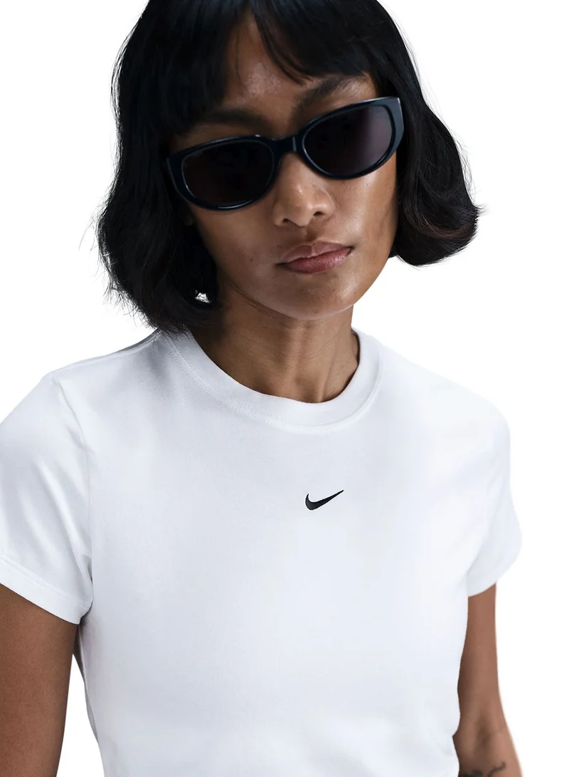 Nike Chill Knitted Cropped T-Shirt