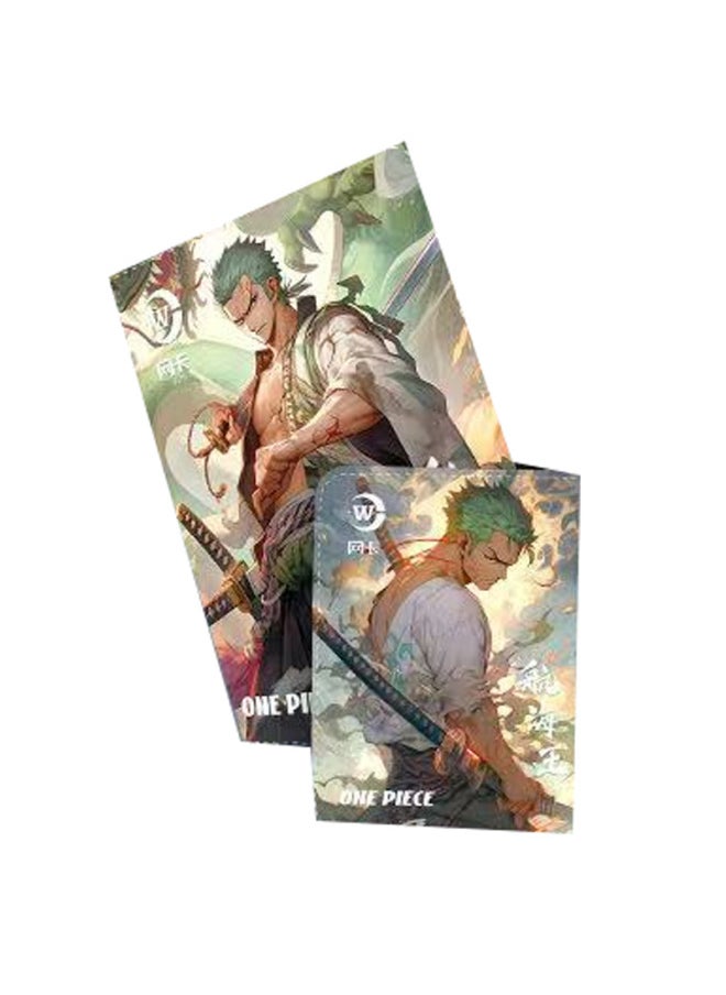 East Man Society One Piece Third Play Pirate Animation Surrounding Fun Card Blind Box Unpacking Products Listed And Snapped Up-Color:Network Card One Piece A Box Of 10 Packs 1 Pack Of Two  - Image 1