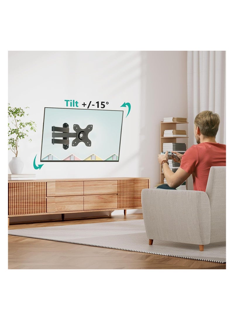 Wall Mount Articulating LCD Monitor Full Motion 15 inch Extension Arm Tilt Swivel for Most 13 to 32 inch LED TV Flat Panel Screen  - Image 4