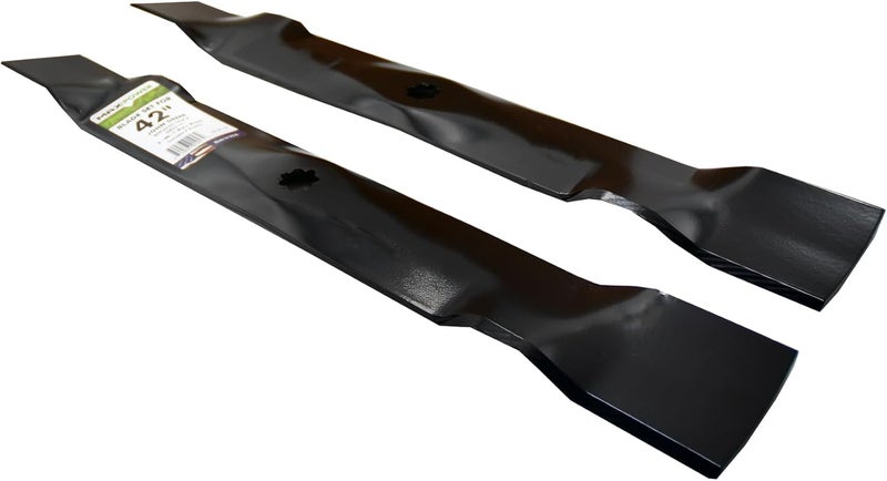 Max Power 561713B 2-Blade Set for 42" Cut Poulan/Husqvarna/Craftsman Replaces 138498, 138971, 127843, 532138971, 532127843, 532138498, CMXGZAM110136 - Image 1