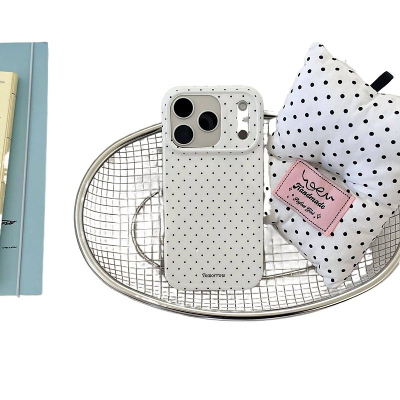 Protective Case | Red | TPU | Polka Dot | Drop Protection | Shockproof Cover for iPhone 15 / 15 Plus / 15 Pro / 15 Pro Max - Image 5