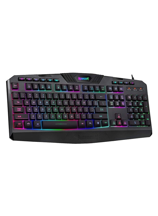REDRAGON K503 Harpe RGB  7-Color LED Backlit, Full sized 104 with numeric pad keyboard - Image 1