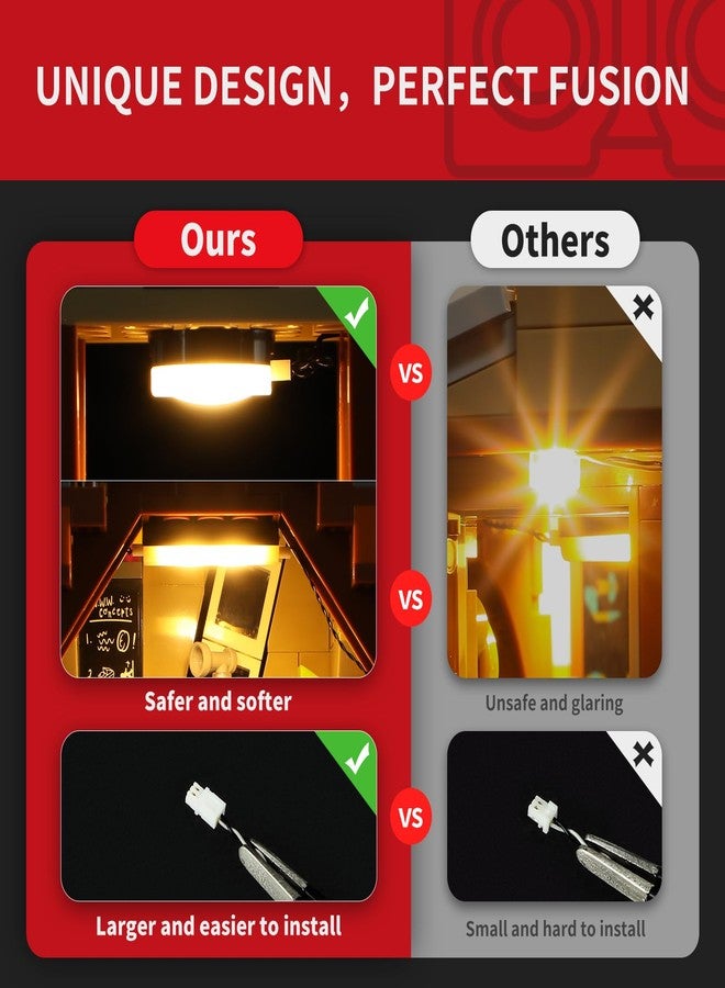 BRIKSMAX طقم إضاءة BRIKSMAX 2.0 لإصدار جامع The Burrow - إضاءة LED مبتكرة متوافقة مع هاري بوتر 76437 - مجموعة ليغو غير مدرجة - Image 3