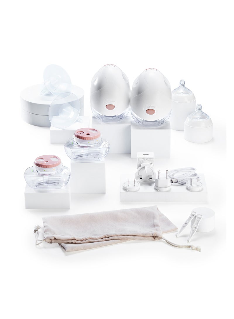 Tommee Tippee Made for Me Double Electric Wearable Breast Pump, Hands-Free, In-Bra Breastfeeding Pump, Portable, Quiet, 1 Massage and 8 Express Modes, 4 Hour Battery Life - Image 2