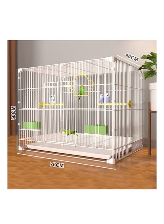 كيكي قفص معدني كبير للحيوانات الأليفة للاستخدام المنزلي | قفص داخلي واسع متعدد الحيوانات الأليفة مع صينية قابلة للسحب - Image 2