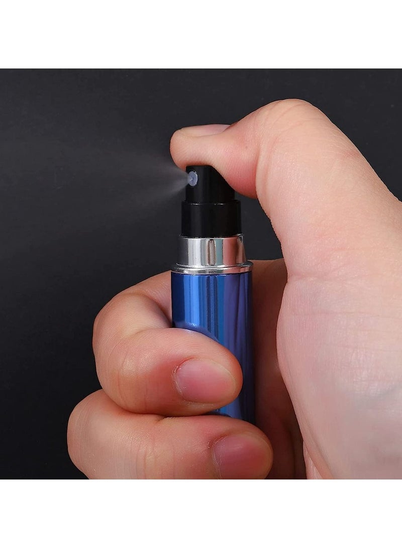 FEND Portable Mini Refillable Perfume Atomizer Bottle  Travel Size Spray Bottle 5ml - 1 Piece (Blue)  - Image 3