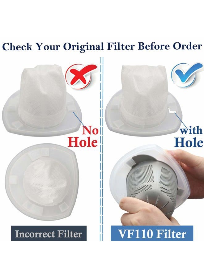 FFsign 10 Pack Replacement Filter for Black & Decker Power Tools VF110 Vacuum CHV1410L CHV9610 CHV1210 CHV1510 CHV1410 CHV1410B BDH2000L, 90558113-01 - Image 2