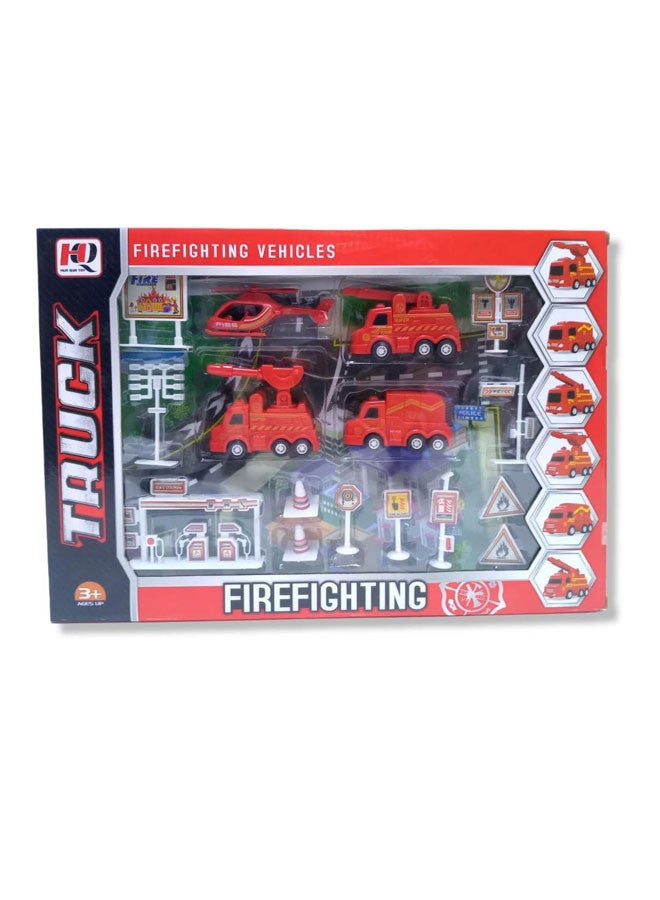 Toyland مجموعة ألعاب سيارات الإطفاء للأطفال