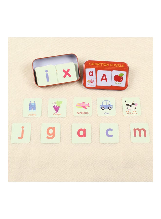 NIBEMINENT Baby Fruit Animal Cognition Cards Chinese English Learning Puzzles Education Toy - Image 5
