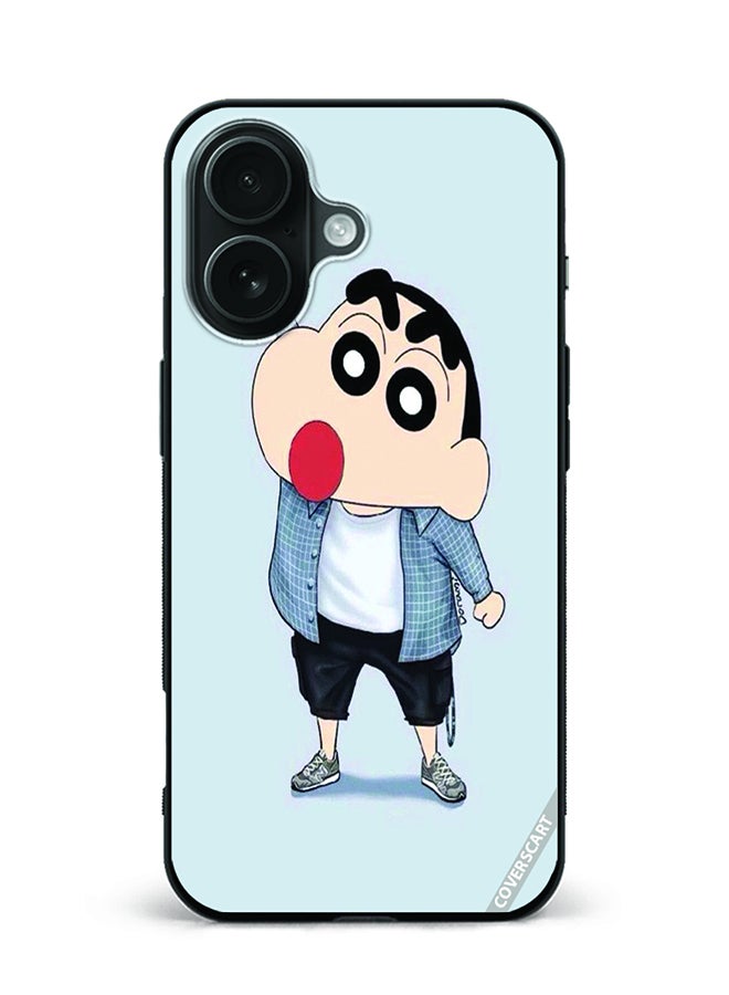 COVERSCART Protective Case Cover For Apple iPhone 16 Shinchan Design Multicolour