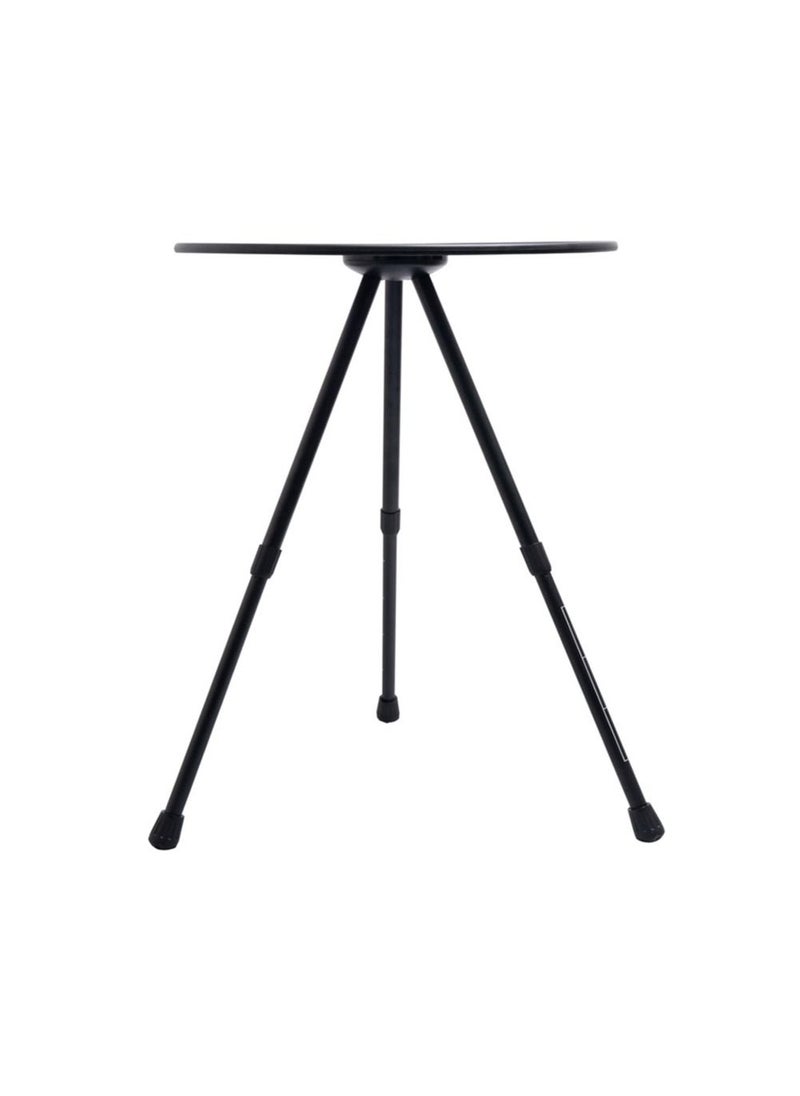 AnneFish - Folding Round Outdoor Three-legged Dining Table Portable Coffee Table Hike Picnic Liftable Table - Image 1