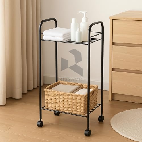 RISSACHI® Water Dispenser Stand for 20 Litre Bottle | Strong Water Stand for 20 Litre Bottle | Durable Water Can Stand for Home With Heavy-Duty Rust-Proof Rack with 360° Wheels Universal Bottle Stands - Image 2