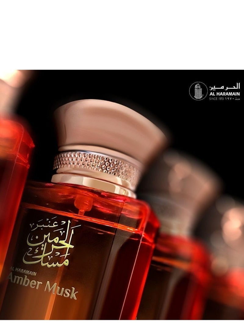 Al Haramain Amber Musk 100ml Eau de Parfume Spray Unisex Fragrance Luxury Arabian Perfume - Image 2