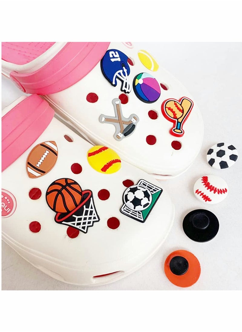 Generic - 12 Pieces Sports Charms For Crocs, Bracelets Wristband And Shoes - Image 1