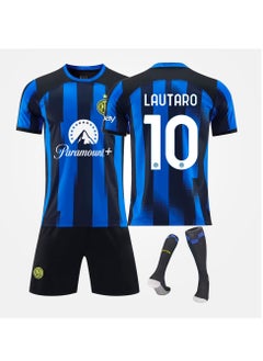 M MIAOYAN 24 season Inter Milan main number 10 football jersey set with socks  - Image 1