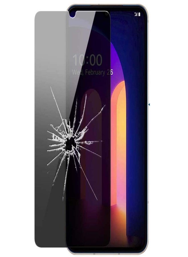 UPONEW for LG V60 Privacy Screen Protector - [2 Pack] Front Bubble Free for LG V60 Thinq 5G 2020 6.8" LG V600 Privacy Anti-Spy Screen Protector Anti-Scratch Protective Film - Image 2