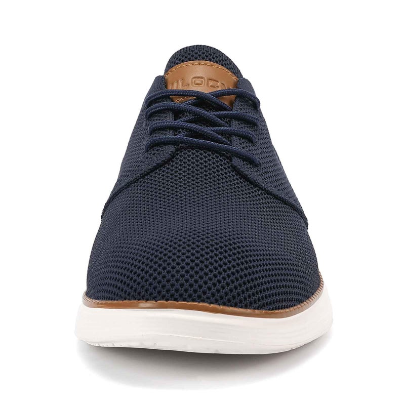 VILOCY Men's Fashion Dress Sneakers Casual Walking Shoes Business Oxfords Comfortable Breathable Lightweight Tennis Zapatos para Hombre Navy,US11 EU44 - Image 2